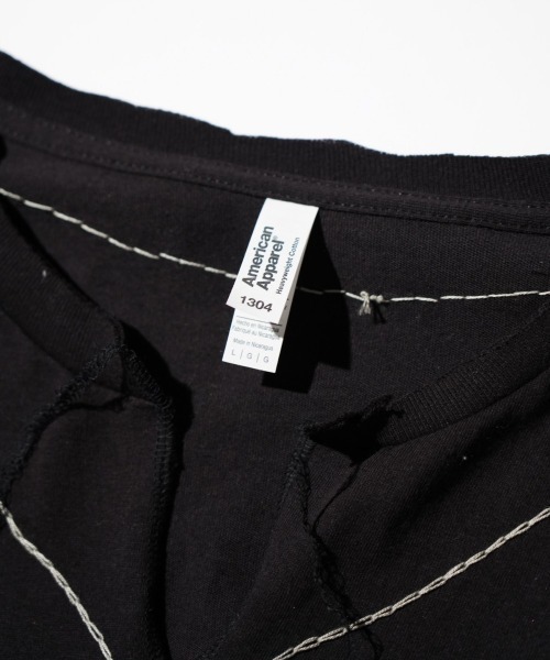 THRIFTY LOOK（スリフティールック）の「TRIFTY LOOK スリフティルック / NAJA PENDANT EMB LS TEE（Tシャツ/カットソー・メンズ・ホワイト/ブラック・MEDIUM/LARGE/X-LARGE）」の18枚目の写真