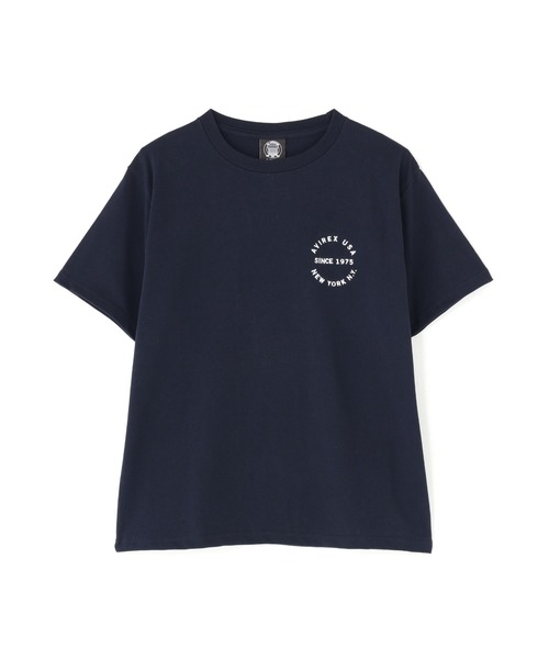 AVIREX(アヴィレックス)の「VARSITY LOGO S/S T-SHIRT(Tシャツ/カットソー・レディース・ブラック/オフホワイト/ネイビー/ラベンダー・F)」の20枚目の写真