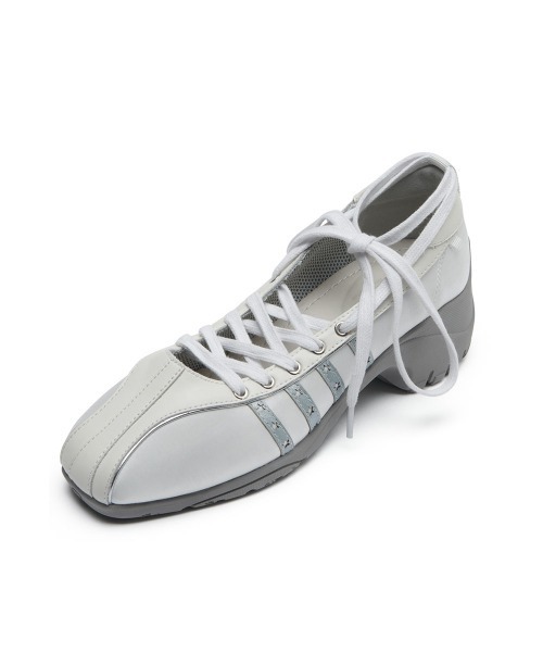 ROCKFISH WEATHERWEAR（ロックフィッシュウェザーウェア）の「[x ILLIT] BLISS HEEL LACEUP SNEAKERS（スニーカー・レディース・ピンク/ホワイト・23.0cm/23.5cm/24.0cm/24.5cm/25.0cm/25.5cm）」の12枚目の写真