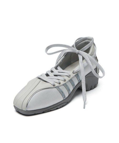 ROCKFISH WEATHERWEAR（ロックフィッシュウェザーウェア）の「[x ILLIT] BLISS HEEL LACEUP SNEAKERS（スニーカー・レディース・ピンク/ホワイト・23.0cm/23.5cm/24.0cm/24.5cm/25.0cm/25.5cm）」の13枚目の写真