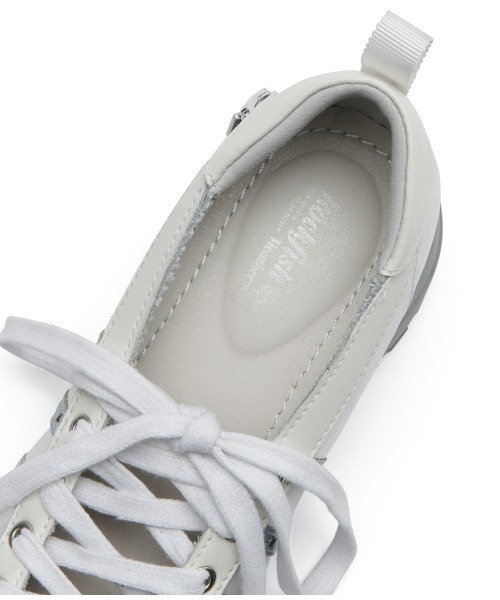 ROCKFISH WEATHERWEAR（ロックフィッシュウェザーウェア）の「[x ILLIT] BLISS HEEL LACEUP SNEAKERS（スニーカー・レディース・ピンク/ホワイト・23.0cm/23.5cm/24.0cm/24.5cm/25.0cm/25.5cm）」の15枚目の写真