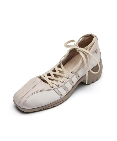 ROCKFISH WEATHERWEAR（ロックフィッシュウェザーウェア）の「[x ILLIT] BLISS HEEL LACEUP SNEAKERS（スニーカー・レディース・ピンク/ホワイト・23.0cm/23.5cm/24.0cm/24.5cm/25.0cm/25.5cm）」の22枚目の写真