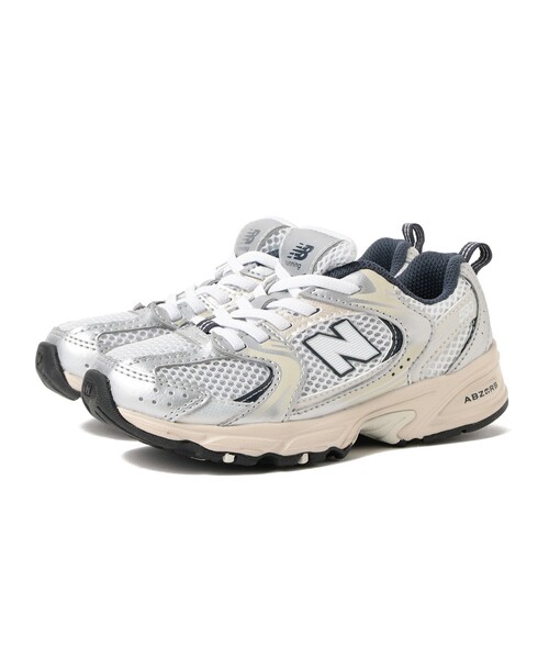NEW BALANCE（ニューバランス）の「New Balance / 530 BUNGEE LACE（17～21.5cm）PZ530KA 着脱スムーズ レトロランニング Y2K キッズ スニーカー（その他シューズ・キッズ・シルバー・17/17.5/18/18.5/19/19.5/20/20.5/21/21.5）」の6枚目の写真