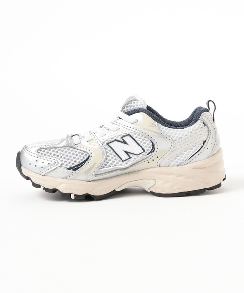 NEW BALANCE（ニューバランス）の「New Balance / 530 BUNGEE LACE（17～21.5cm）PZ530KA 着脱スムーズ レトロランニング Y2K キッズ スニーカー（その他シューズ・キッズ・シルバー・17/17.5/18/18.5/19/19.5/20/20.5/21/21.5）」の5枚目の写真
