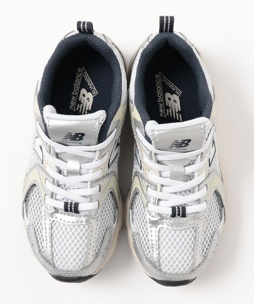 NEW BALANCE（ニューバランス）の「New Balance / 530 BUNGEE LACE（17～21.5cm）PZ530KA 着脱スムーズ レトロランニング Y2K キッズ スニーカー（その他シューズ・キッズ・シルバー・17/17.5/18/18.5/19/19.5/20/20.5/21/21.5）」の3枚目の写真