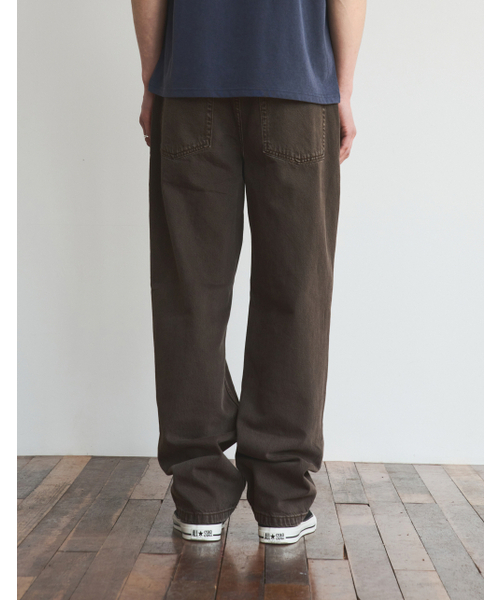LORES(ロアス)の「Straight Regular Jean - Brown(デニムパンツ・レディース・その他・SMALL/MEDIUM/LARGE)」の4枚目の写真