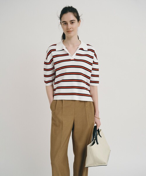 allureville（アルアバイル）の「キャンバストートバッグ（ショルダーバッグ・レディース・ネイビー/ホワイト系その他・FREE）」の12枚目の写真