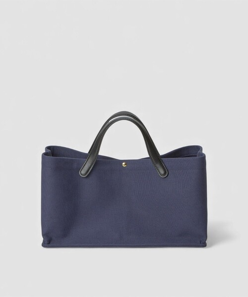 allureville（アルアバイル）の「キャンバストートバッグ（ショルダーバッグ・レディース・ネイビー/ホワイト系その他・FREE）」の4枚目の写真