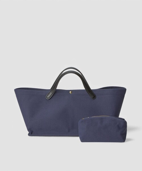 allureville（アルアバイル）の「キャンバストートバッグ（ショルダーバッグ・レディース・ネイビー/ホワイト系その他・FREE）」の20枚目の写真