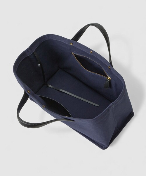 allureville（アルアバイル）の「キャンバストートバッグ（ショルダーバッグ・レディース・ネイビー/ホワイト系その他・FREE）」の18枚目の写真