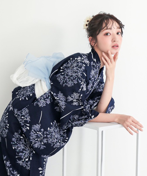 簡単着付け】レディース セパレート浴衣 2点セット 浴衣 簡単（二部式