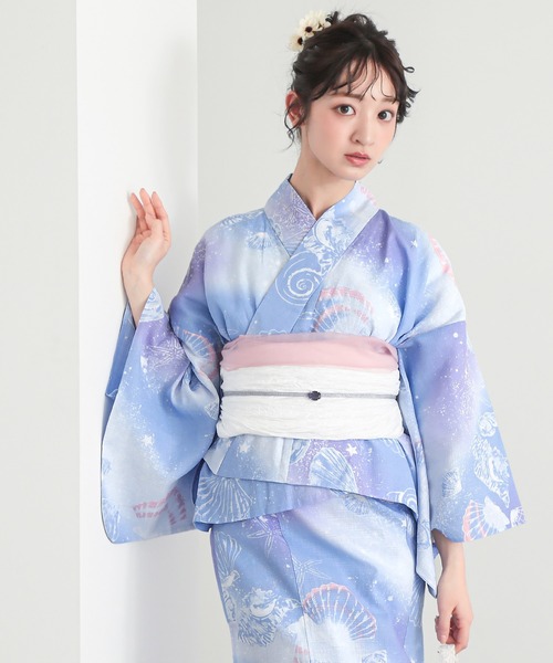 簡単着付け】レディース セパレート浴衣 2点セット 浴衣 簡単（二部式