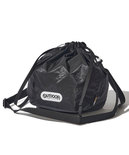 OUTDOOR PRODUCTS(アウトドアプロダクツ)の「【OUTDOOR PRODUCTS / アウトドアプロダクツ】DRAWSTORING BAG 巾着バッグ(ショルダーバッグ・レディース・ブラック・FREE)」の4枚目の写真