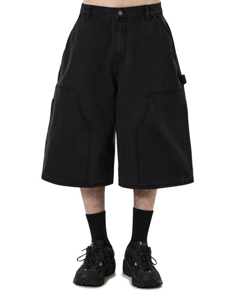 OY(オーワイ)の「『OY/オーワイ』CARPENTER WIDE SHORTS /カーペンターワイドショートパンツ(その他パンツ・メンズ・ブラック/ベージュ・L/M/S)」の3枚目の写真