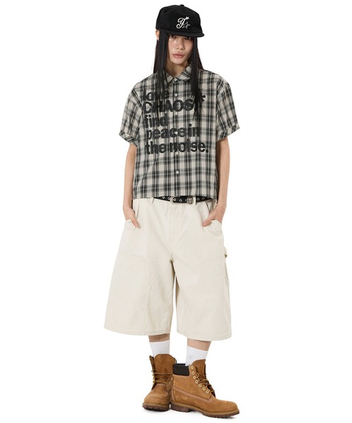 OY(オーワイ)の「『OY/オーワイ』CARPENTER WIDE SHORTS /カーペンターワイドショートパンツ(その他パンツ・メンズ・ブラック/ベージュ・L/M/S)」の14枚目の写真