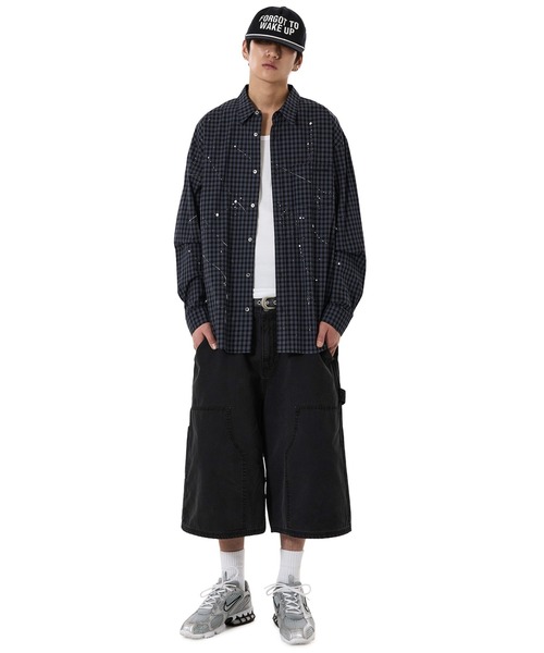 OY(オーワイ)の「『OY/オーワイ』CARPENTER WIDE SHORTS /カーペンターワイドショートパンツ(その他パンツ・メンズ・ブラック/ベージュ・L/M/S)」の8枚目の写真