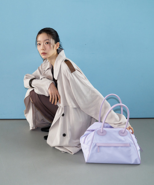 WITH ソヘ,ジス]TWO ZIPPER BAG ナイロン オリジナル(アイシー 