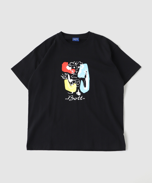 BOTT(ボット)の「BoTT / ボット POETRY TEE(Tシャツ/カットソー・メンズ・ピンク/ホワイト/ブラック・LARGE/MEDIUM/SMALL)」の3枚目の写真