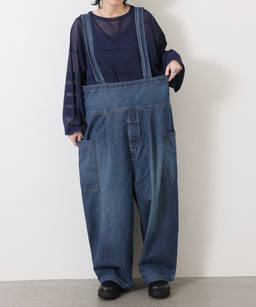 JOURNAL STANDARD LUXE（ジャーナルスタンダード　ラックス）の「10OZデニムタックサロペット（サロペット/オーバーオール・レディース・ネイビー・FREE）」の19枚目の写真