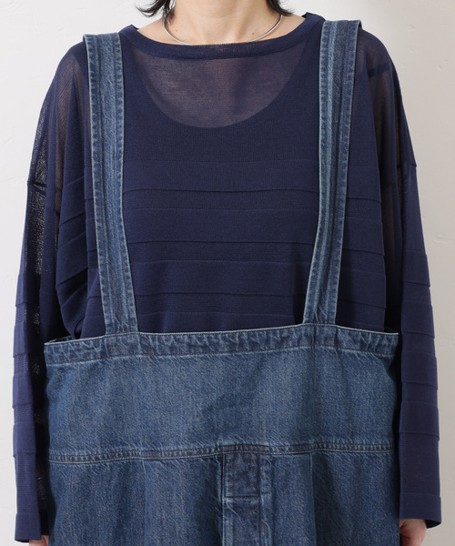 JOURNAL STANDARD LUXE（ジャーナルスタンダード　ラックス）の「10OZデニムタックサロペット（サロペット/オーバーオール・レディース・ネイビー・FREE）」の10枚目の写真
