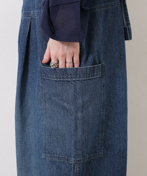 JOURNAL STANDARD LUXE（ジャーナルスタンダード　ラックス）の「10OZデニムタックサロペット（サロペット/オーバーオール・レディース・ネイビー・FREE）」の7枚目の写真