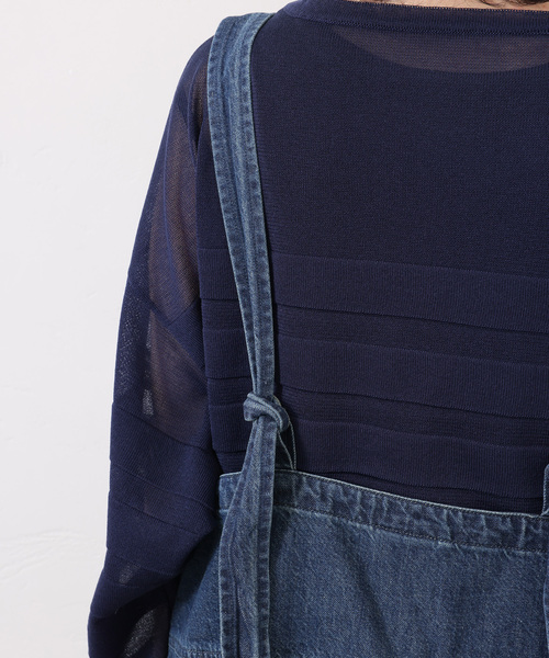 JOURNAL STANDARD LUXE（ジャーナルスタンダード　ラックス）の「10OZデニムタックサロペット（サロペット/オーバーオール・レディース・ネイビー・FREE）」の6枚目の写真