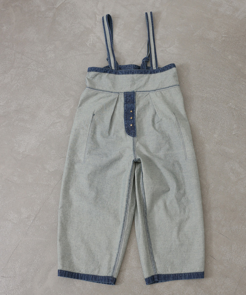 JOURNAL STANDARD LUXE（ジャーナルスタンダード　ラックス）の「10OZデニムタックサロペット（サロペット/オーバーオール・レディース・ネイビー・FREE）」の4枚目の写真