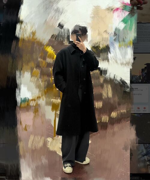 DRAW FIT（ドローフィット）の「プレミアピュアカシミヤバルマカンコート[ブラック]（チェスターコート・メンズ・その他・MEDIUM/LARGE/X-LARGE/SMALL）」の17枚目の写真