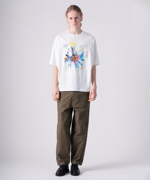 rehacer（レアセル）の「rehacer : × everglouu Pop Flower Dolman CS / ポップ フラワー ドルマン カットソー（Tシャツ/カットソー・メンズ・ホワイト/ブラック・X-LARGE/LARGE/MEDIUM/SMALL）」の9枚目の写真