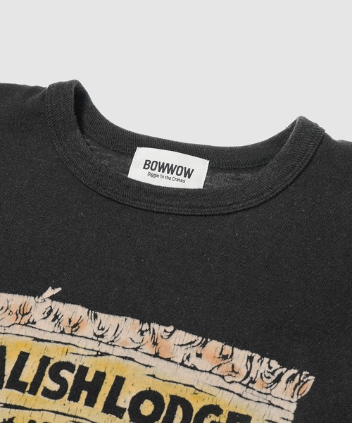 BOW WOW(バウワウ)の「SALISH LODGE TEE AGED(Tシャツ/カットソー・メンズ・ブラック・L/XL)」の3枚目の写真