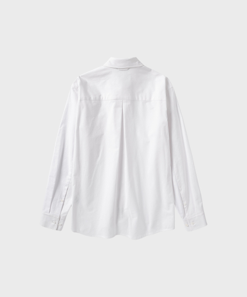 NONBLANK(ノンブランク)の「エッセンシャルオックスフォードドレスシャツ_WHITE(シャツ/ブラウス・メンズ・ホワイト・MEDIUM/LARGE/X-LARGE/SMALL)」の7枚目の写真