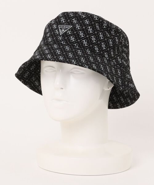 Guess(ゲス)の「【GUESS】ゲス ロゴ バケットハット(ハット・レディース・ブルー系その他/グレー系その他/ブラック系その他・FREE)」の1枚目の写真