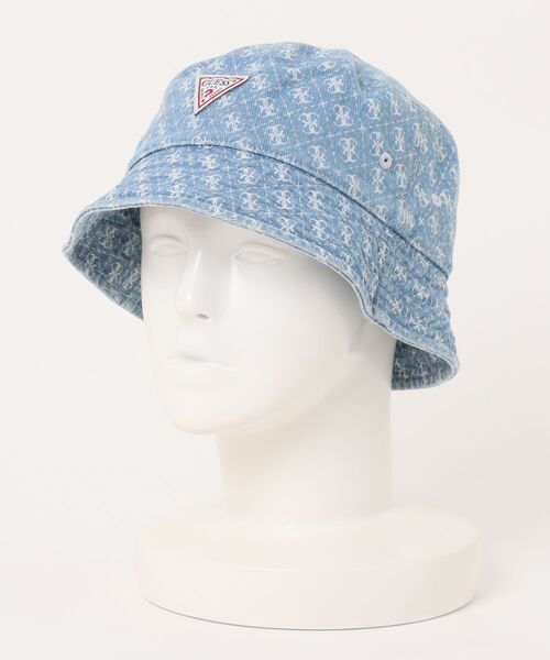 Guess（ゲス）の「【GUESS】ゲス　ロゴ　バケットハット（ハット・レディース・ブルー系その他/グレー系その他/ブラック系その他・FREE）」の6枚目の写真