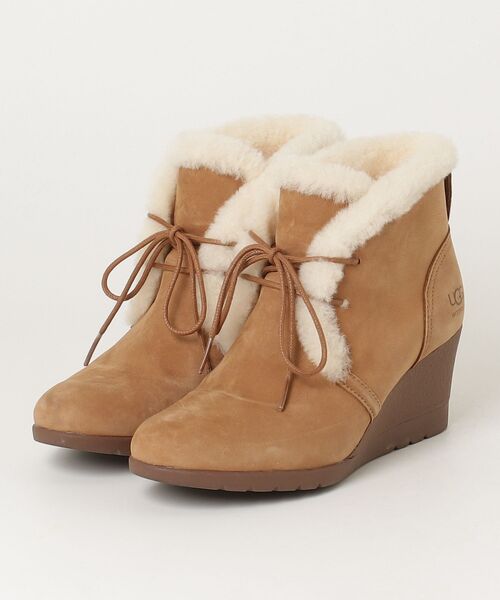 新品 未使用 UGG ブラウン ショートブーツ ブランド古着】ショートブーツ（ブーツ）｜UGG（アグ）のファッション