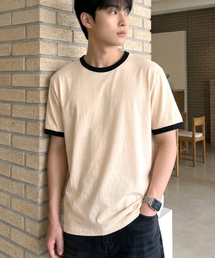 UNDEROFF（アンダーオフ）の「エッセンシャルスタンダード 半袖リンガーTシャツ クリーム（Tシャツ/カットソー）」