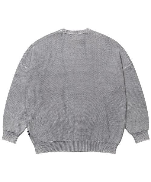 AJOBYAJO（アジョバイアジョ）の「[PBA] Five AJO Logos Washed Sweater [LIGHT GREY]（ニット/セーター・メンズ・その他・MEDIUM/LARGE/X-LARGE）」の3枚目の写真