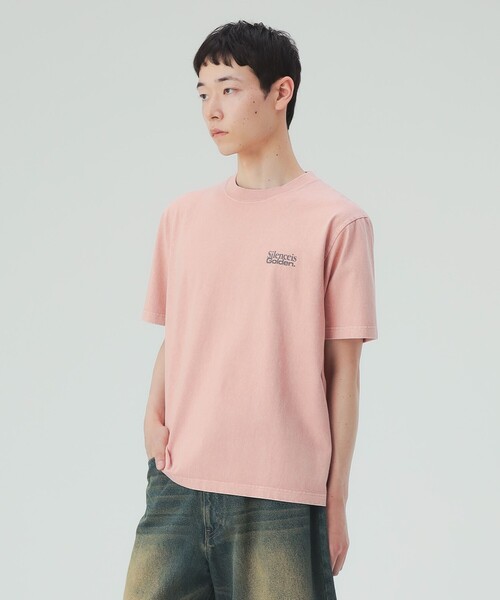 BEAMS HEART（ビームスハート）の「【8/6値下げ】【ユニセックス】フェード ワンポイント プリント Tシャツ（Tシャツ/カットソー・メンズ・ブルー/ピンク・MEDIUM/LARGE/SMALL）」の7枚目の写真