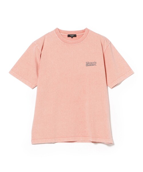 BEAMS HEART（ビームスハート）の「【8/6値下げ】【ユニセックス】フェード ワンポイント プリント Tシャツ（Tシャツ/カットソー・メンズ・ブルー/ピンク・MEDIUM/LARGE/SMALL）」の6枚目の写真