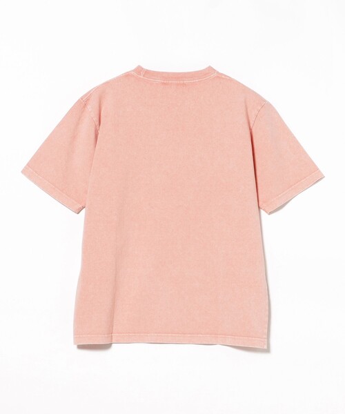 BEAMS HEART（ビームスハート）の「【8/6値下げ】【ユニセックス】フェード ワンポイント プリント Tシャツ（Tシャツ/カットソー・メンズ・ブルー/ピンク・MEDIUM/LARGE/SMALL）」の5枚目の写真