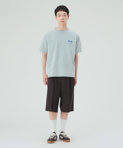 BEAMS HEART（ビームスハート）の「【8/6値下げ】【ユニセックス】フェード ワンポイント プリント Tシャツ（Tシャツ/カットソー・メンズ・ブルー/ピンク・MEDIUM/LARGE/SMALL）」の3枚目の写真