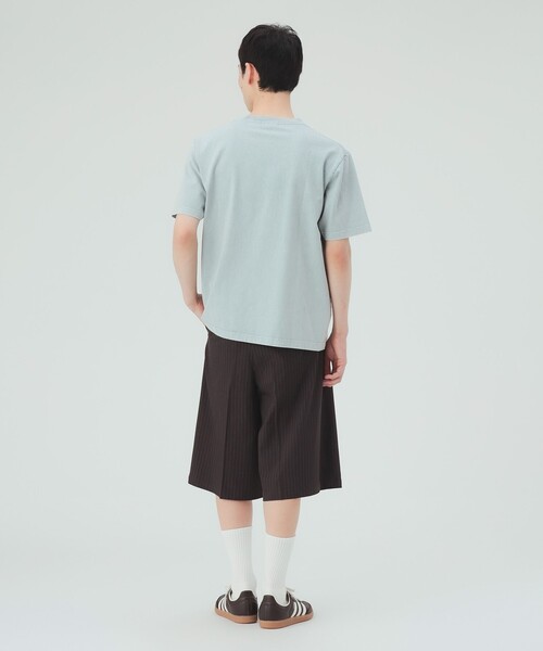 BEAMS HEART（ビームスハート）の「【8/6値下げ】【ユニセックス】フェード ワンポイント プリント Tシャツ（Tシャツ/カットソー・メンズ・ブルー/ピンク・MEDIUM/LARGE/SMALL）」の10枚目の写真