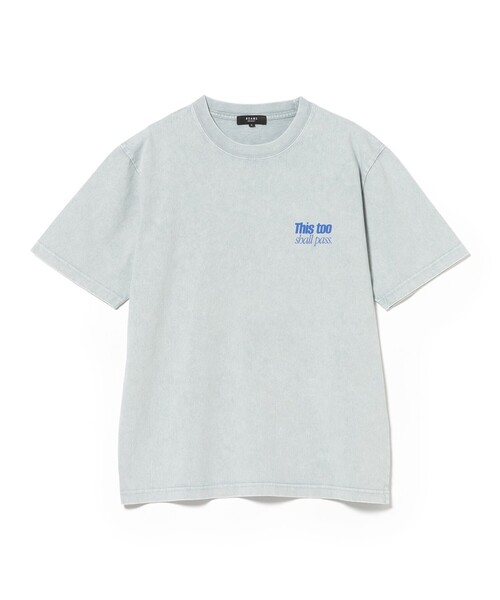 BEAMS HEART（ビームスハート）の「【8/6値下げ】【ユニセックス】フェード ワンポイント プリント Tシャツ（Tシャツ/カットソー・メンズ・ブルー/ピンク・MEDIUM/LARGE/SMALL）」の12枚目の写真