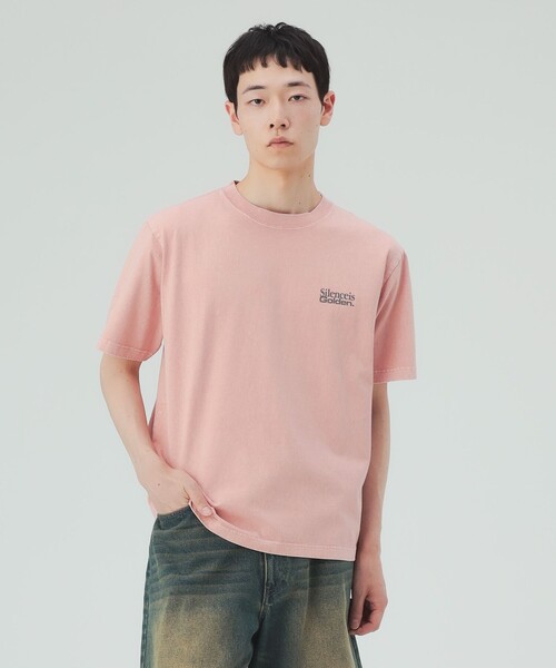 BEAMS HEART（ビームスハート）の「【8/6値下げ】【ユニセックス】フェード ワンポイント プリント Tシャツ（Tシャツ/カットソー・メンズ・ブルー/ピンク・MEDIUM/LARGE/SMALL）」の19枚目の写真