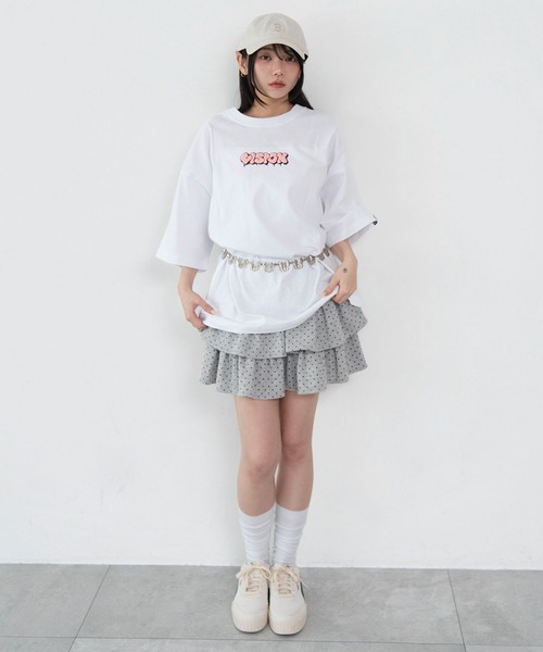 WEGO（ウィゴー）の「WEGO/【26年春夏新作】別注VISIONグラフィックT（Tシャツ/カットソー・メンズ・ホワイト/ブラック・LARGE/MEDIUM）」の22枚目の写真