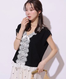 Mystrada | レースノースリニット(ニット/セーター)