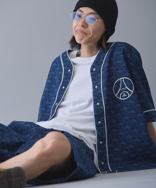 PARIS SAINT-GERMAIN(パリサンジェルマン)の「【Paris Saint-Germain / パリ・サン=ジェルマン】JP Baseball Shirt(シャツ/ブラウス・メンズ・ブルー/ブルー系その他・LARGE/MEDIUM/X-LARGE)」の11枚目の写真
