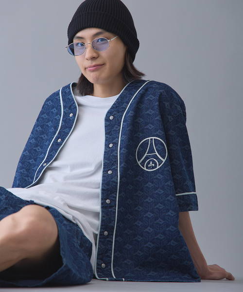 PARIS SAINT-GERMAIN(パリサンジェルマン)の「【Paris Saint-Germain / パリ・サン=ジェルマン】JP Baseball Shirt(シャツ/ブラウス・メンズ・ブルー/ブルー系その他・LARGE/MEDIUM/X-LARGE)」の10枚目の写真
