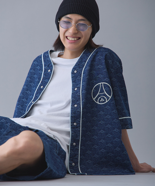 PARIS SAINT-GERMAIN(パリサンジェルマン)の「【Paris Saint-Germain / パリ・サン=ジェルマン】JP Baseball Shirt(シャツ/ブラウス・メンズ・ブルー/ブルー系その他・LARGE/MEDIUM/X-LARGE)」の9枚目の写真