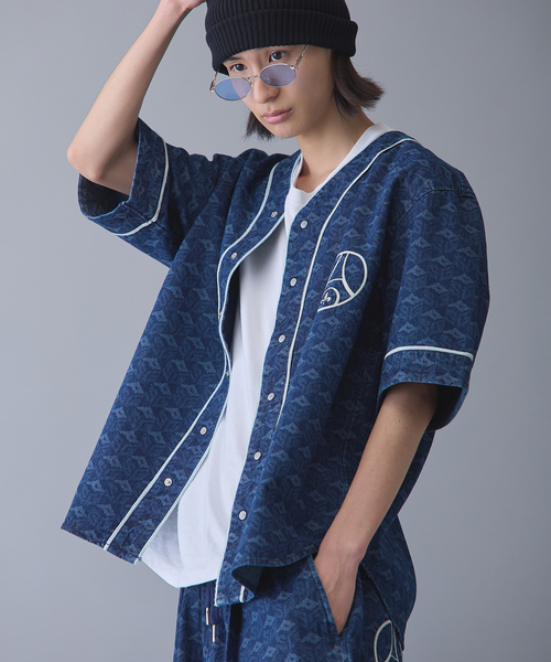 PARIS SAINT-GERMAIN(パリサンジェルマン)の「【Paris Saint-Germain / パリ・サン=ジェルマン】JP Baseball Shirt(シャツ/ブラウス・メンズ・ブルー/ブルー系その他・LARGE/MEDIUM/X-LARGE)」の8枚目の写真