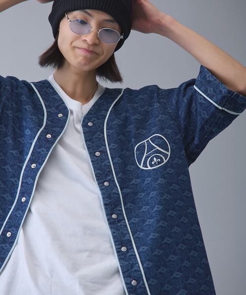 PARIS SAINT-GERMAIN(パリサンジェルマン)の「【Paris Saint-Germain / パリ・サン=ジェルマン】JP Baseball Shirt(シャツ/ブラウス・メンズ・ブルー/ブルー系その他・LARGE/MEDIUM/X-LARGE)」の5枚目の写真